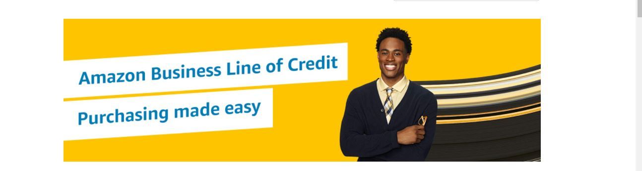 Amazon Business line of credit page